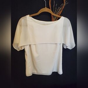 Ivory Silk Women's Top